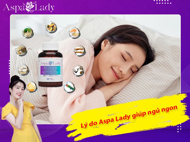 Lý do Aspa Lady giúp ngủ ngon và cải thiện trí nhớ