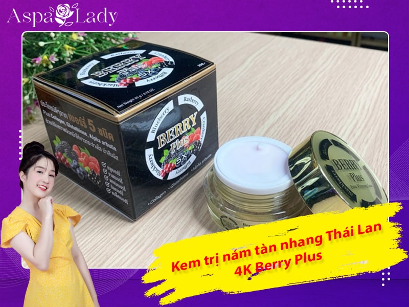 Kem trị nám tàn nhang Thái Lan 4K Berry Plus