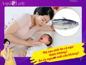 Mẹ sau sinh ăn cá ngừ được không? ăn có mất sữa không?