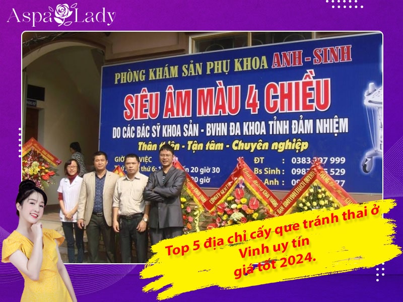 Top 5 địa chỉ cấy que tránh thai ở Vinh uy tín, giá tốt 2024.