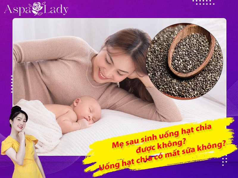 Mẹ cho con bú uống hạt chia được không? Có gây mất sữa?