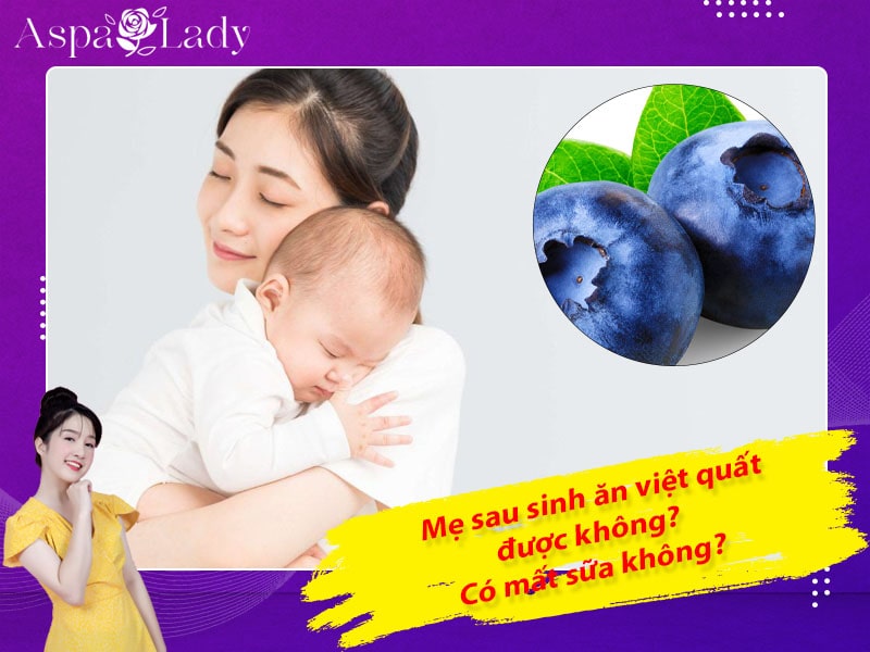 Mẹ sau sinh ăn việt quất được không? Ăn có mất sữa không?