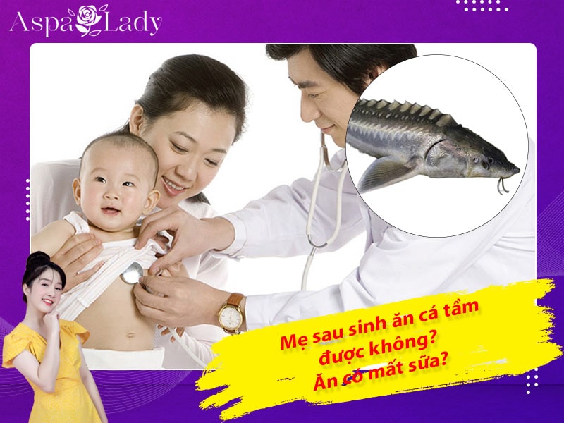 Mẹ sau sinh có ăn được cá tầm không? Ăn có mất sữa?